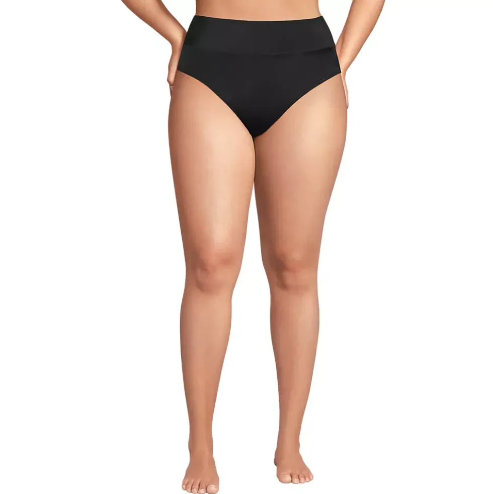 Women's Tugless High Waisted Bikini Bottoms