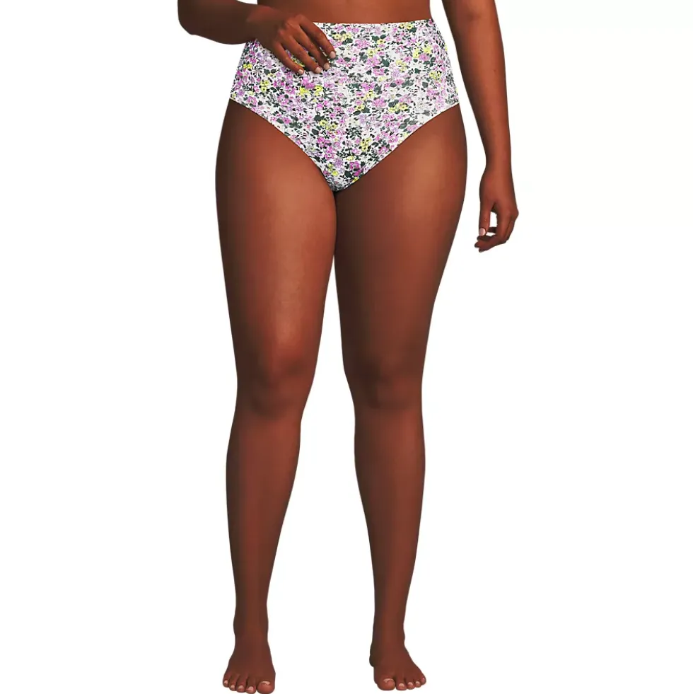 Women's Tugless High Waisted Bikini Bottoms
