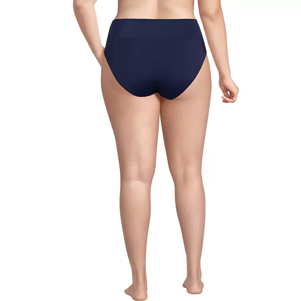 Women's Tugless High Waisted Bikini Bottoms