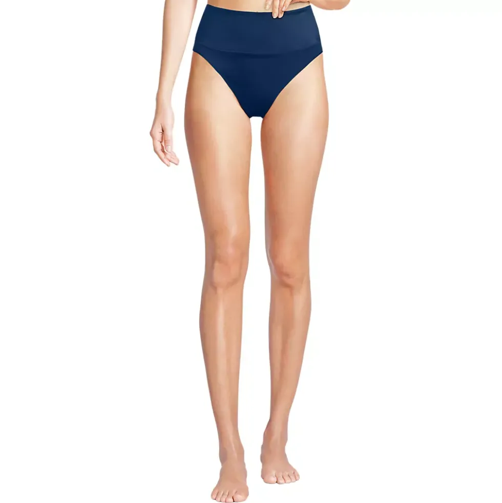 Women's Tugless High Waisted Bikini Bottoms