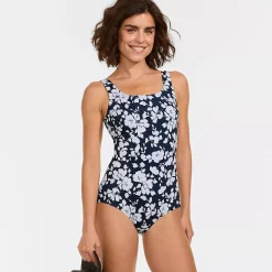 Women's Tugless Low Leg One Piece Swimsuit