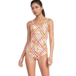 Women's Tugless Low Leg One Piece Swimsuit