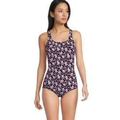 Women's Tugless Low Leg One Piece Swimsuit