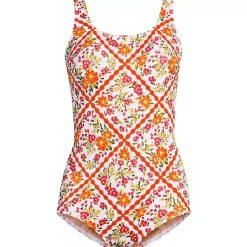 Women's Tugless Low Leg One Piece Swimsuit