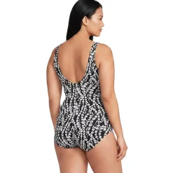 Women's Tugless Low Leg One Piece Swimsuit