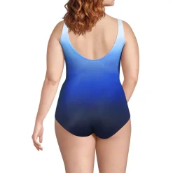 Women's Tugless Low Leg One Piece Swimsuit