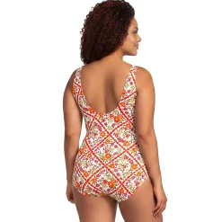Women's Tugless Low Leg One Piece Swimsuit