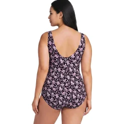 Women's Tugless Low Leg One Piece Swimsuit