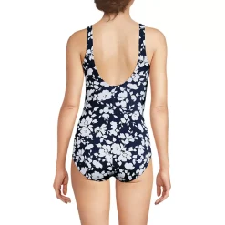 Women's Tugless Low Leg One Piece Swimsuit