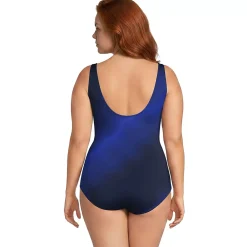 Women's Tugless Low Leg One Piece Swimsuit
