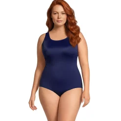 Women's Tugless Low Leg One Piece Swimsuit