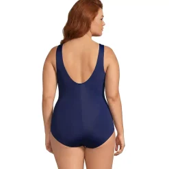 Women's Tugless Low Leg One Piece Swimsuit