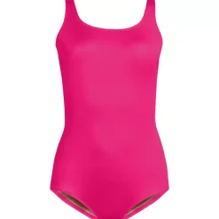 Women's Tugless Low Leg One Piece Swimsuit