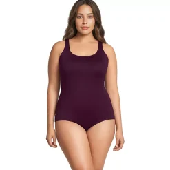 Women's Tugless Low Leg One Piece Swimsuit