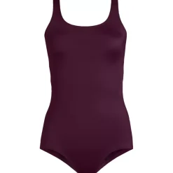 Women's Tugless Low Leg One Piece Swimsuit