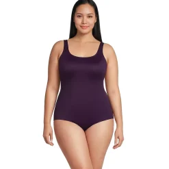 Women's Tugless Low Leg One Piece Swimsuit