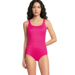 Women's Tugless Low Leg One Piece Swimsuit