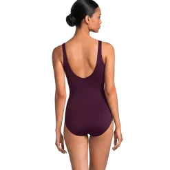 Women's Tugless Low Leg One Piece Swimsuit