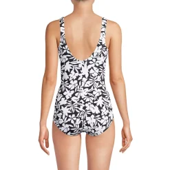 Women's Tugless Low Leg One Piece Swimsuit