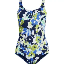 Women's Tugless Low Leg One Piece Swimsuit