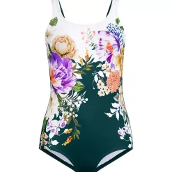 Women's Tugless Low Leg One Piece Swimsuit