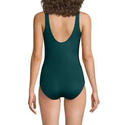 Women's Tugless Low Leg One Piece Swimsuit