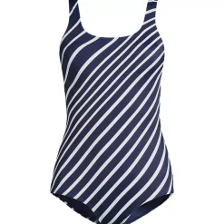 Women's Tugless Low Leg One Piece Swimsuit