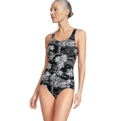 Women's Tugless Low Leg One Piece Swimsuit