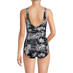 Women's Tugless Low Leg One Piece Swimsuit