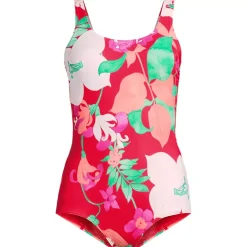 Women's Tugless Low Leg One Piece Swimsuit