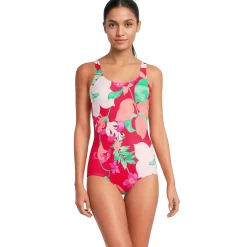 Women's Tugless Low Leg One Piece Swimsuit