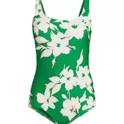 Women's Tugless Low Leg One Piece Swimsuit