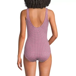 Women's Tugless Low Leg One Piece Swimsuit