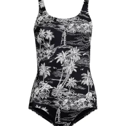 Women's Tugless Low Leg One Piece Swimsuit