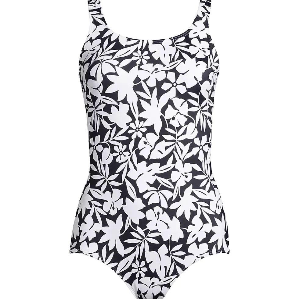 Women's Tugless Low Leg One Piece Swimsuit