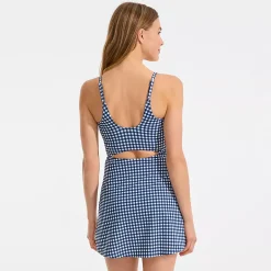 Women's Tugless Monokini Swim Dress Swimsuit