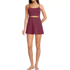 Women's Tugless Monokini Swim Dress Swimsuit