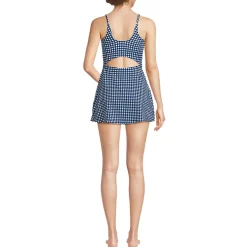 Women's Tugless Monokini Swim Dress Swimsuit