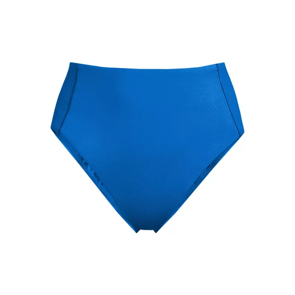 Women's Tugless QuickDry High Waisted High Leg Bikini Bottoms
