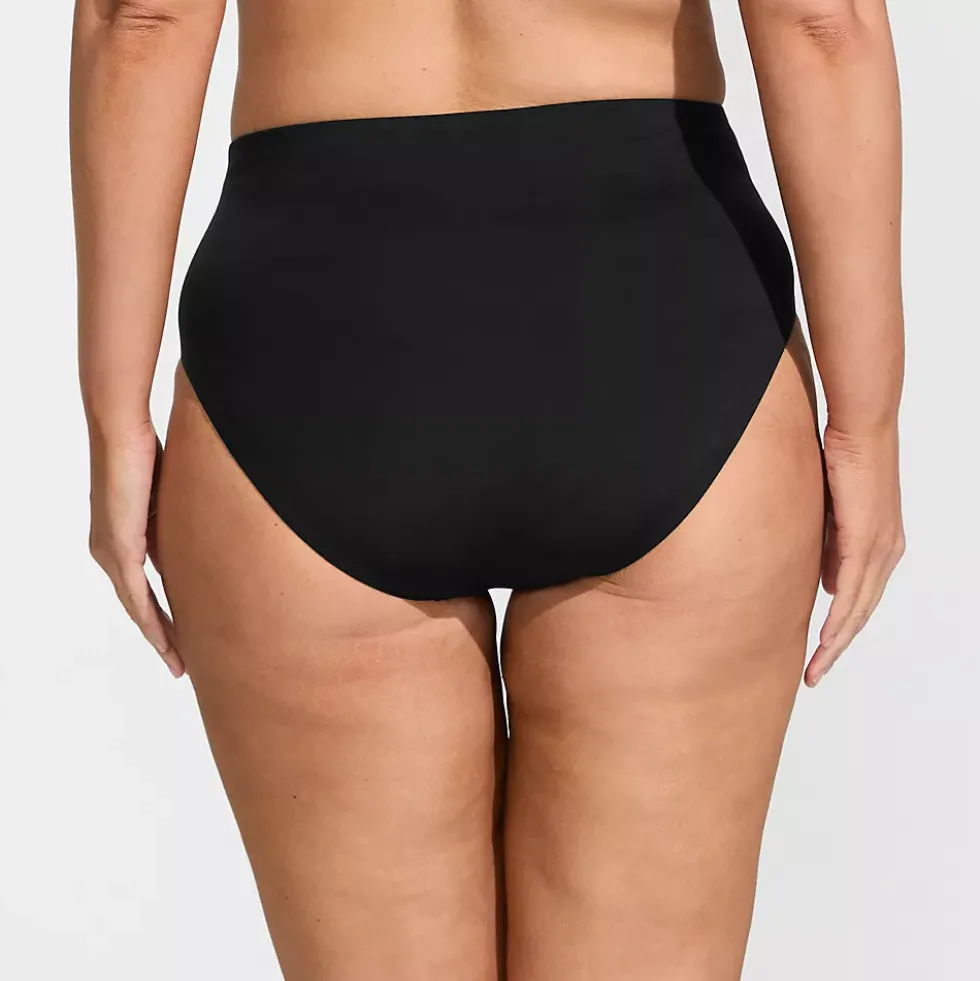Women's Tugless QuickDry High Waisted High Leg Bikini Bottoms