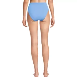 Women's Tugless QuickDry High Waisted High Leg Bikini Bottoms