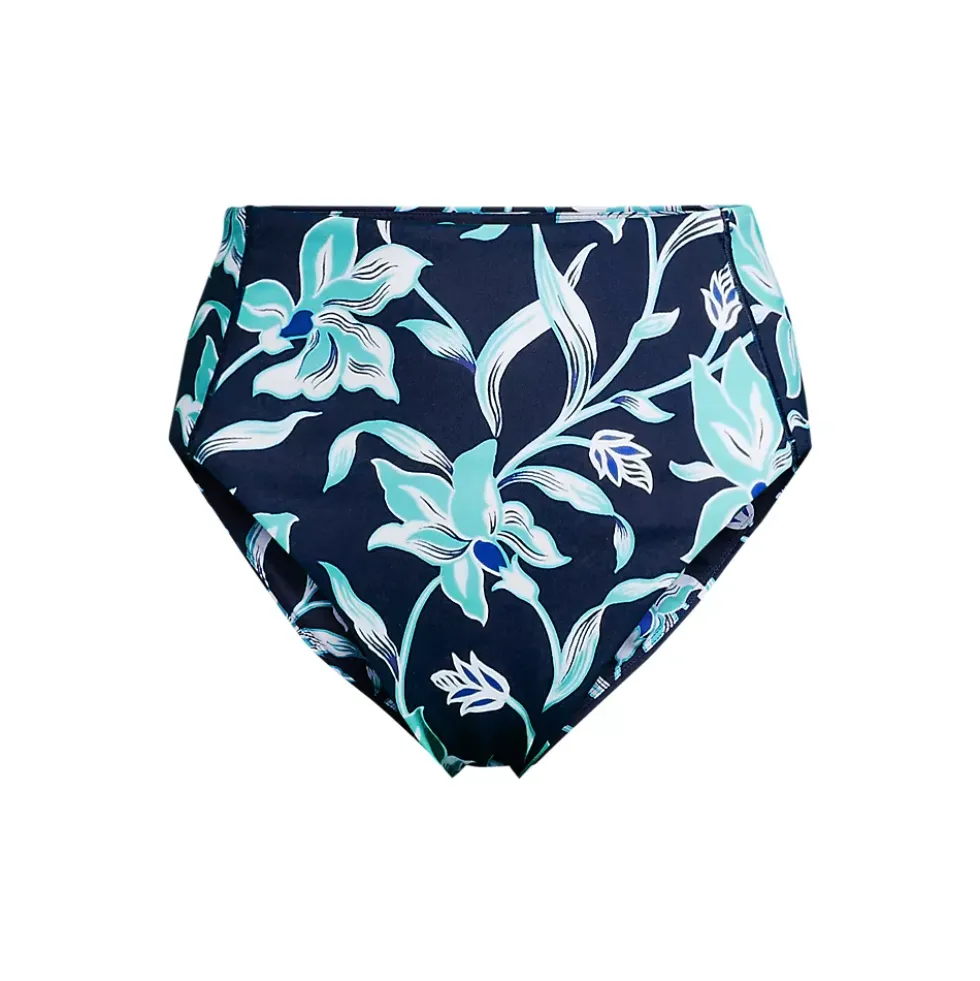 Women's Tugless QuickDry High Waisted High Leg Bikini Bottoms