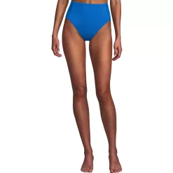 Women's Tugless QuickDry High Waisted High Leg Bikini Bottoms