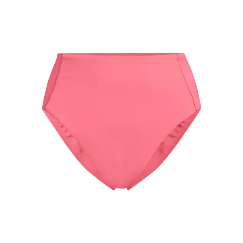 Women's Tugless QuickDry High Waisted High Leg Bikini Bottoms