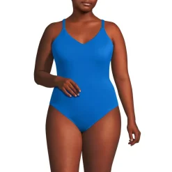 Women's Tugless QuickDry Strappy Back High Leg One Piece