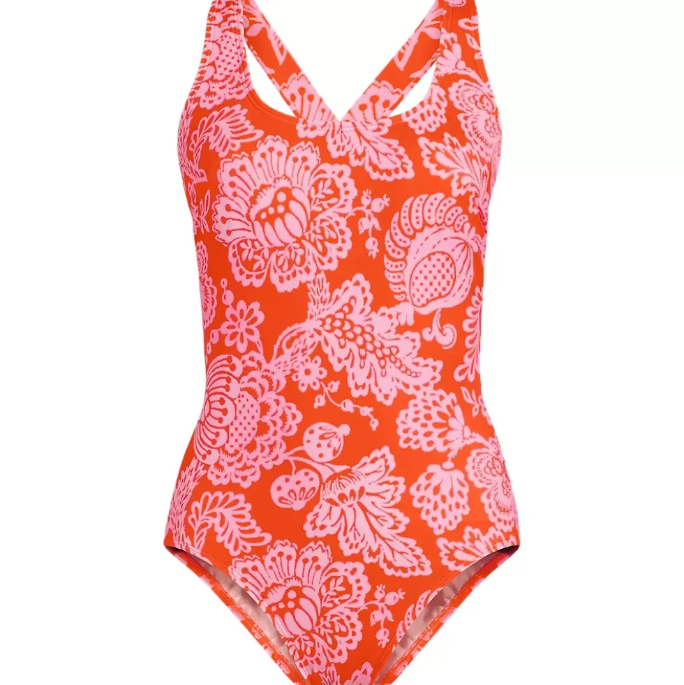 Women's Tugless X-Back One Piece Swimsuit