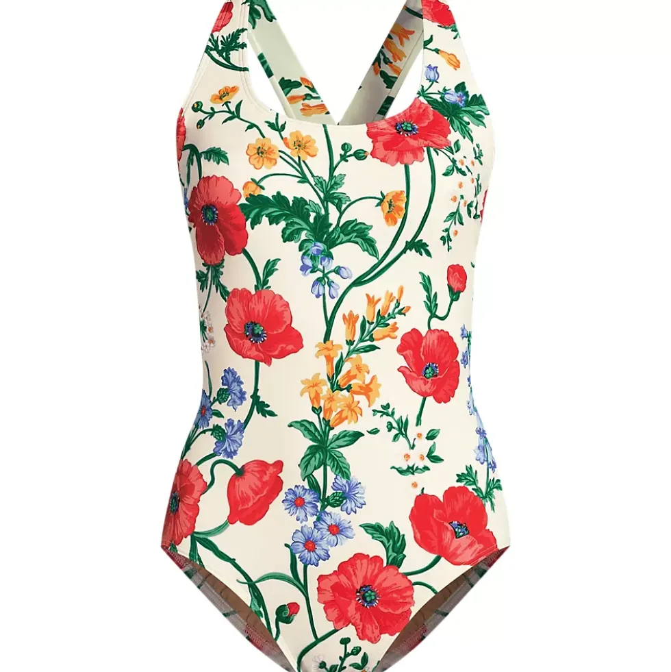 Women's Tugless X-Back One Piece Swimsuit