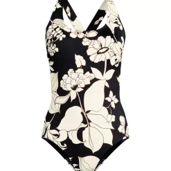 Women's Tugless X-Back One Piece Swimsuit