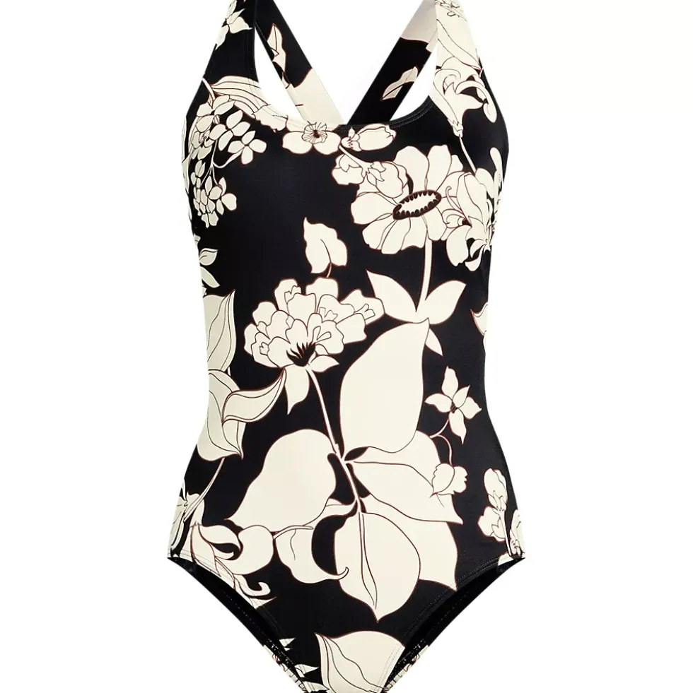 Women's Tugless X-Back One Piece Swimsuit