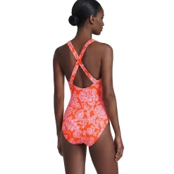 Women's Tugless X-Back One Piece Swimsuit